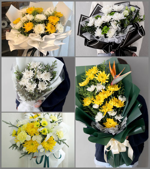 山西忻州五台县高洪口乡东吃水村白事花束代送